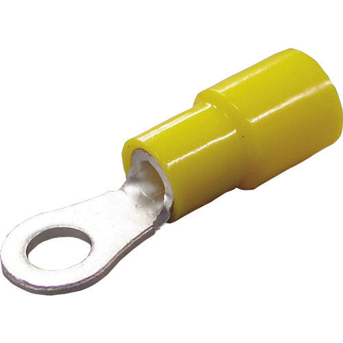 Nichifu Environmentally Friendly Insulated Round Terminal R Type (50 Pieces) TMEX 3.5-5S-YEL 1 PK