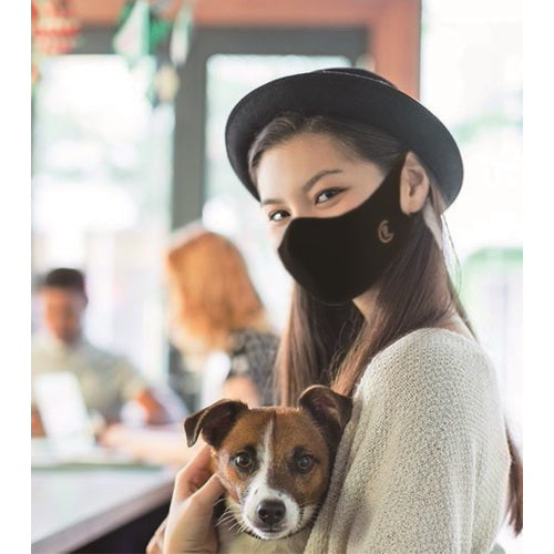 コパーライン　銅抗菌マスク　ブラック　Ｓ　COPPERMASK-BK-S　1 枚