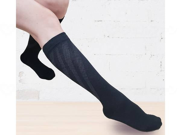 이다 양말 종아리 벌레 착압 하이팍스 블락×그레 25~27 cm