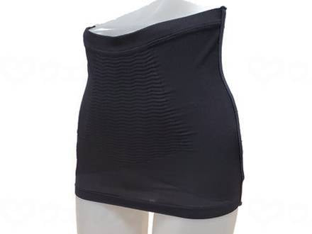 Iida Socks Waist Supporter with Belly Band, Black, M