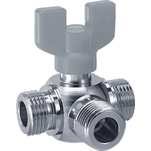 KAKUDAI Water Pipe Fitting Three-Way Ball Switching Valve 13 6502 1 pc