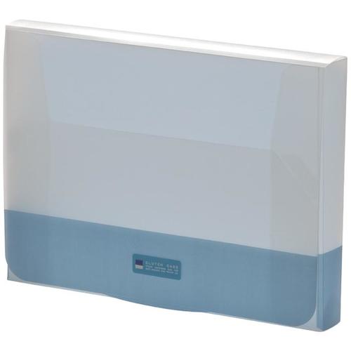 LIHIT Clutch Case Blue A4 G5900-8 1 pc