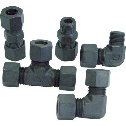 Fujitoku Flared Union Φ6 Steel Pipe Bite Fitting J-6 1 Piece