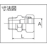 フジトク　ハーフユニオン　Φ１０×１／２　鋼管用　くい込み継手　S-10X1/2　1 個