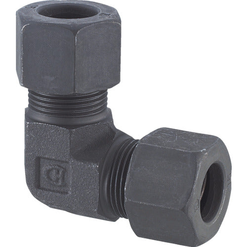 Fujitoku Union Elbow Φ8 Steel Pipe Bite Fitting L-8 1 Piece