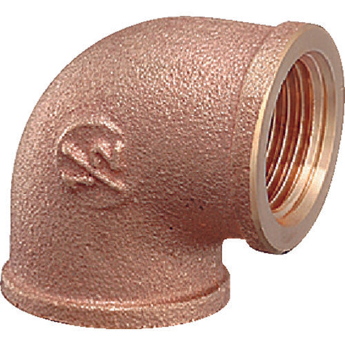 KAKUDAI Water Pipe Fitting Gunmetal Elbow Nominal Diameter Rc1/2 6125Y-13 1 pc