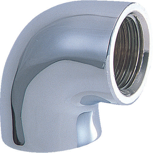 KAKUDAI 수도 배관용 조인트 엘보(크롬) 호칭 직경 Rc1/2 6125AY-13 1개