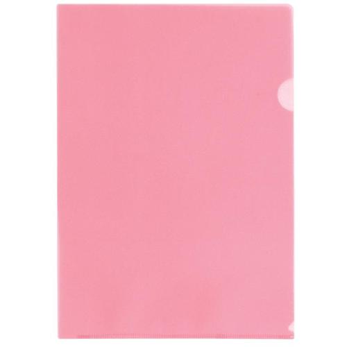 LIHIT Clear Folder &lt;100-Pack&gt; Pink A4 G6100-18 1 Set