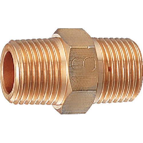 KAKUDAI Water Pipe Fitting Gunmetal Nipple Nominal Diameter R3/4 6128Y-20 1 Piece