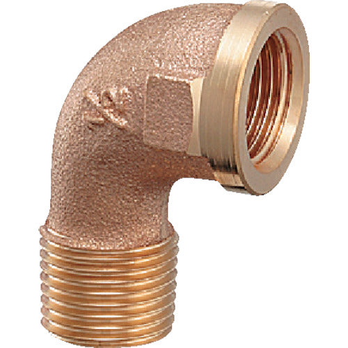 KAKUDAI 수도 배관용 조인트 포금 스트리트 엘보 호칭 지름 R3/4×Rc3/4 6124Y-20 1개