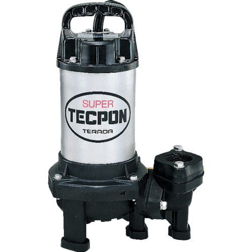 TERADA 오물 혼입수용 수중 펌프 비자동 100V 50Hz PX-400 1대