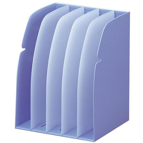 LIHIT Book Stand 5 Compartments A4 Water G1650-14 1 pc