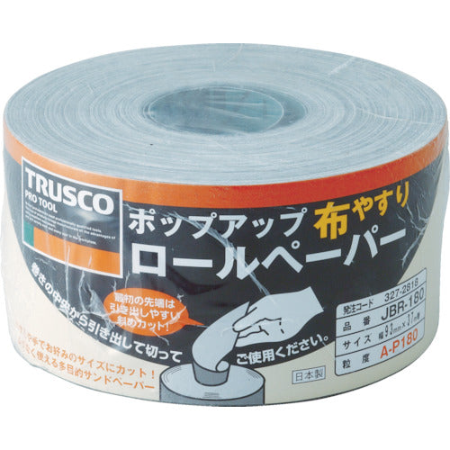 ＴＲＵＳＣＯ　ポップアップロールペーパー　９３ｍｍＸ３７ｍ　＃１２０　JBR-120　1 巻