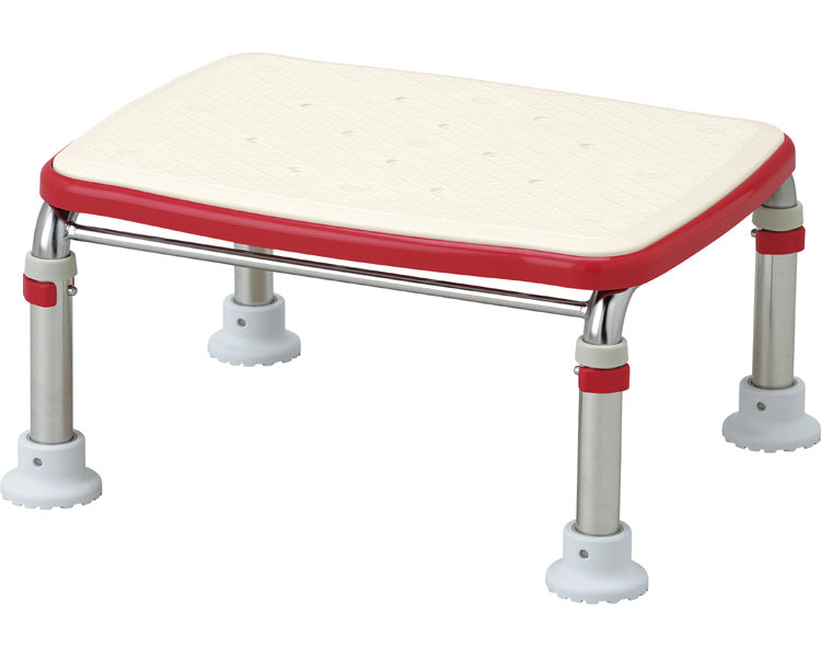 Anju Stainless Steel Bathtub Stand R "Ashipita" Standard Non-Slip Sheet Type 12-15 / 536-442 Red 1 Unit