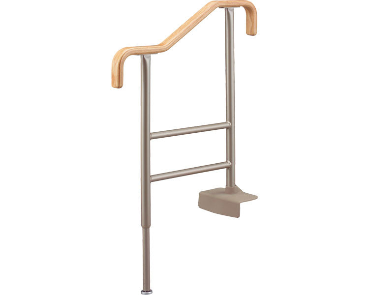 安寿　上がりかまち用手すり　KM-650L　L型 / 531-042　ブラウン　1 台