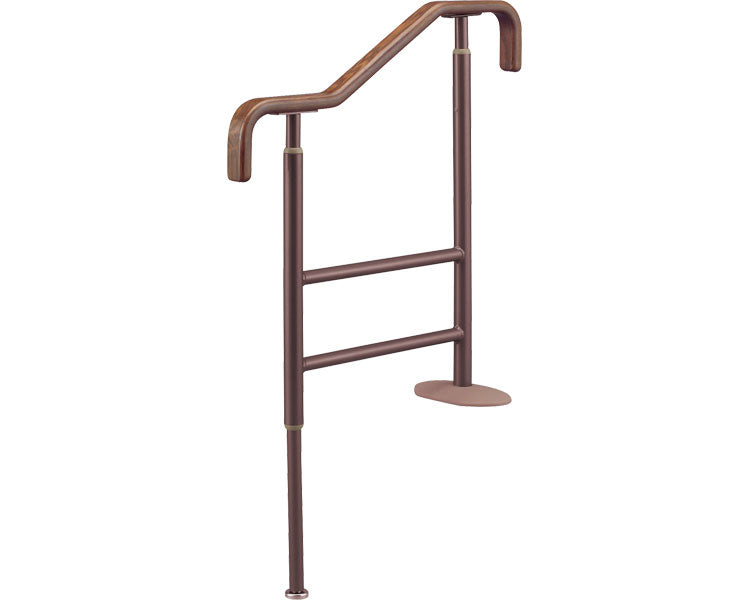 Anju Handrail for Steps SM-650F F Type / 531-058 Light Brown 1 Unit