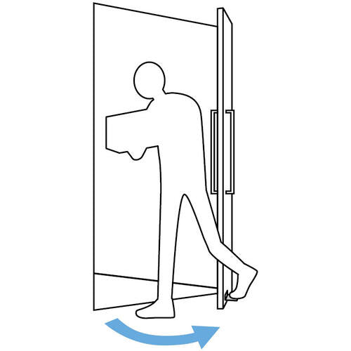 SUGATSUNE (100048102) Foot handle for swing doors FXSU0-0301AK 1 piece