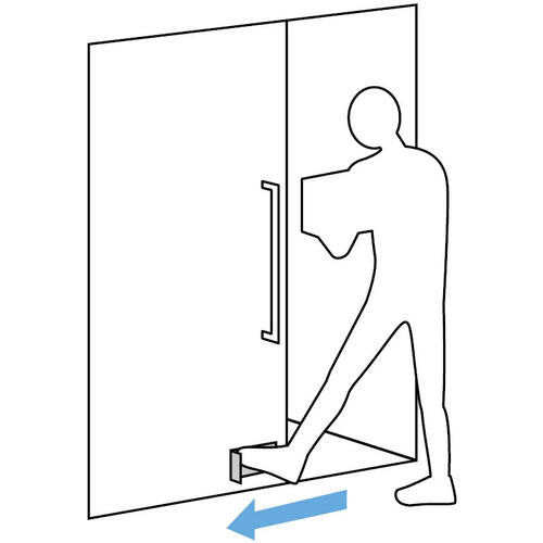 SUGATSUNE (100048103) Foot handle for sliding doors FXSU0-0302AK 1 piece