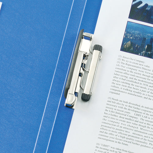 LIHIT A4 Punchless File Indigo F347-9 1 pc