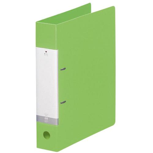 LIHIT D-ring file (450 sheets storage) Yellow green A4 G2240-6 1 book