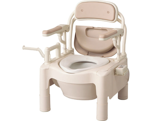 Anju Portable Toilet FX-CP Flip-up Heating and Comfortable Deodorizing Type / 534-540 1 unit