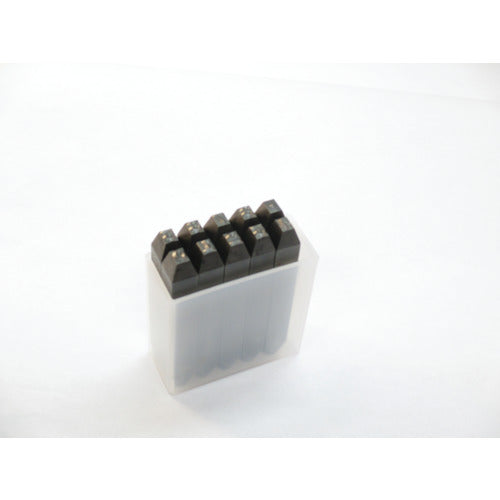 TRUSCO Number Engraving Set 8mm SK-80 1 S