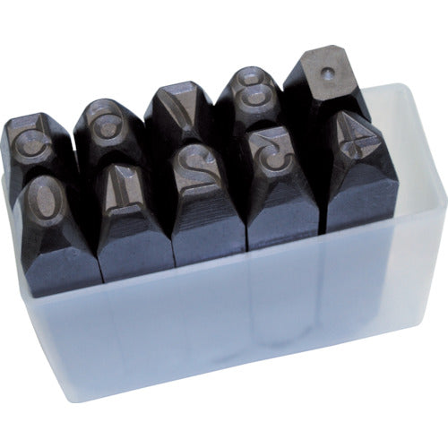 TRUSCO Number Engraving Set 10mm SK-100 1 S