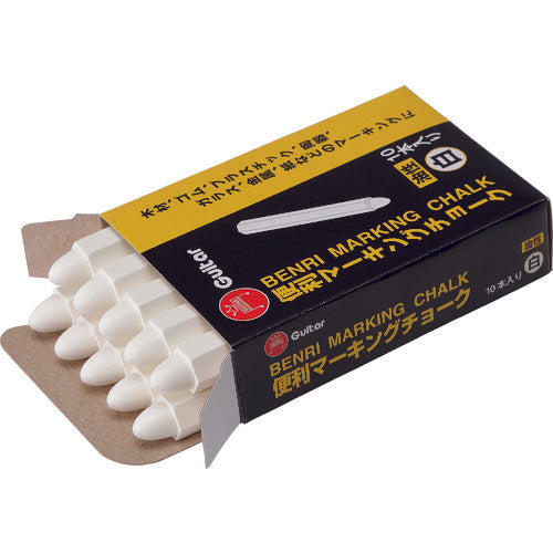 マジックインキ　ギター　便利マーキングチョーク　白　１０本入　VCMKN-T30-10P　1 箱