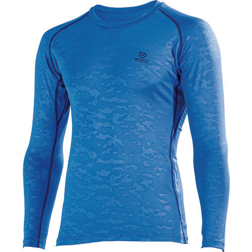 Otafuku JW-643 BT Power Stretch Deodorant Long Sleeve Crew Neck Shirt Blue Camouflage M JW-643-63-M 1 pc
