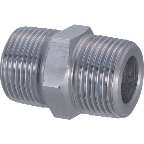 Fujitoku Hexagonal Nipple 25A Carbon Steel 6N-PT-25A 1 pc