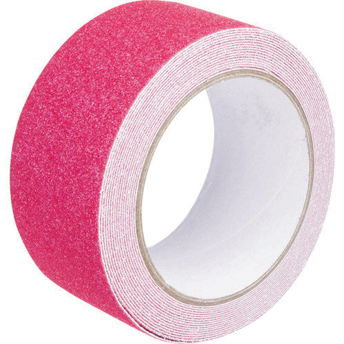SAFERUN Anti-slip Tape Width 50mm x 5m Fluorescent Pink 11900 1 Roll