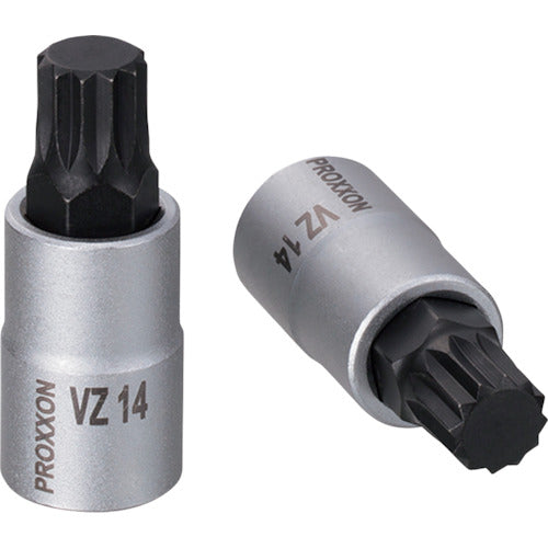 PROXXON XZN 트리플 스퀘어(스플라인) 비트 소켓 1/2” 14mm 83327 1개