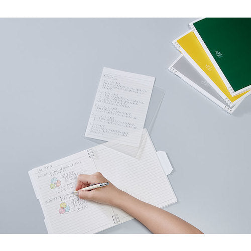 KING JIM 더블 링 노트 Tefrene 플랩 A5 변형 블루 9804TE-B 1 권