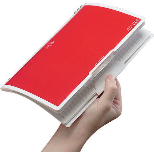 KING JIM 더블 링 노트 테프렌 플랩 세미 B5 그레이 9805TE-GY 1 권