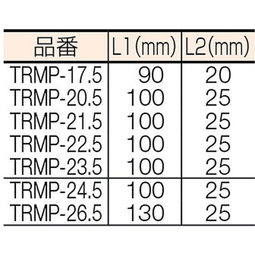 ＴＲＵＳＣＯ　リーマポンチ　１７．５ｍｍ　TRMP-17.5　1 本