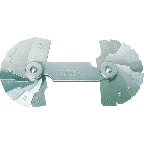 TRUSCO Radius Gauge Measurement Range 5.50-13.0 16-Piece Set 272MB 1 Piece