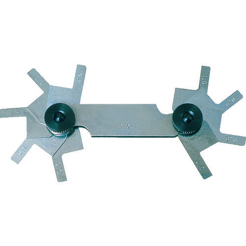 TRUSCO C면 측정 게이지 측정 범위 0.5~5.0mm 10매 세트 C-5 1개