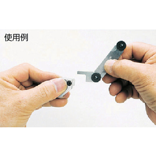 TRUSCO C면 측정 게이지 측정 범위 0.5~5.0mm 10매 세트 C-5 1개