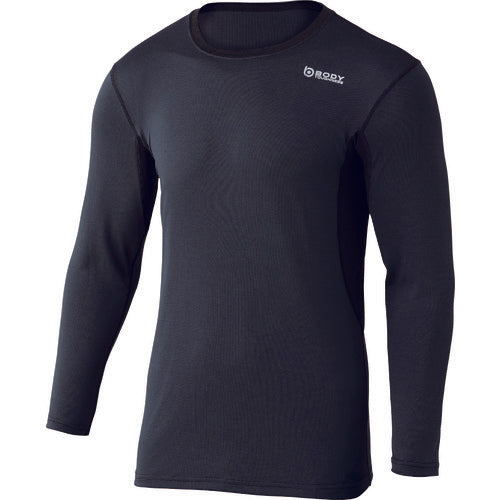 おたふく　【今季完売】ＪＷ−６０２　３９．ＧＹｘＢＫ　ＤＭ・ロングクルーシャツ　Ｌ　JW602-39-L　1 枚