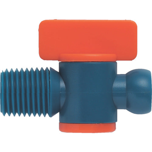 TRUSCO 쿨런트 라이너 수나사 타입 밸브 사이즈 1/4 (1개입) P-CL-2B02 1봉