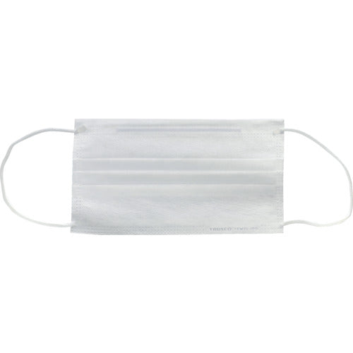 ＴＲＵＳＣＯ　作業用マスク（耳掛けタイプ）２層　（１００枚入）　TEM2L-100　1 箱