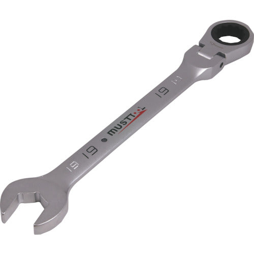 ＭＵＳＴＴＯＯＬ　シャークフレキギアレンチ　１９ｍｍ　ＭＷＳ−Ｆ１９　12362　1 丁