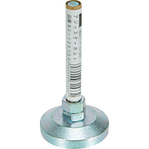 TRUSCO Adjuster Bolt 1200kgf Type Heavy Duty M12x100 Steel NC12X100 1 Piece