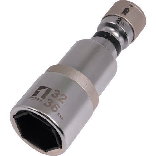 ＭＵＳＴＴＯＯＬ　ＱＣソケット　ダブルソケット　３２／３６　首振　６角　ＩＭ−４Ｗ３２３６ＩＵＮ−６Ｋ　19857　1 個