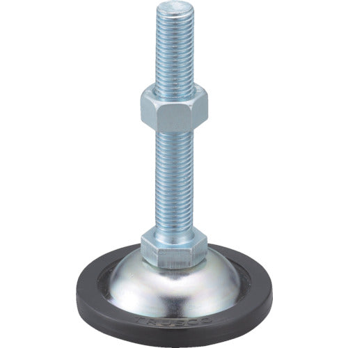 ＴＲＵＳＣＯ　アジャスターボルト　５００ｋｇタイプ　Ｍ１６×１３０　スチール　台座部樹脂カバー付き　NA-2-16X130　1 個