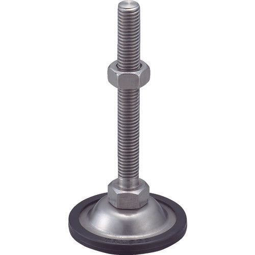 TRUSCO Adjuster Bolt 600kg Type M12 x 100 Stainless Steel with Resin Base Cover SUS-NB-2-12X100 1 pc