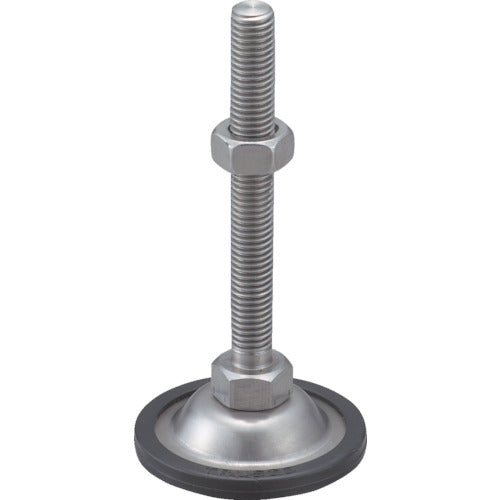 TRUSCO Adjuster Bolt 600kg Type M12 x 150 Stainless Steel with Resin Base Cover SUS-NB-2-12X150 1 pc