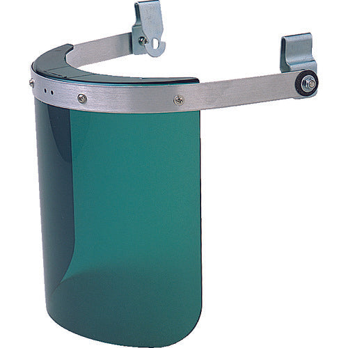 TRUSCO Helmet-mounted disaster prevention mask, green, BM-HG, 1 piece