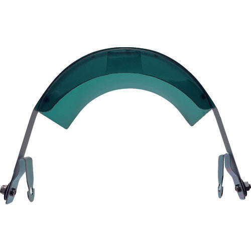 TRUSCO Helmet-mounted disaster prevention mask, green, BM-HG, 1 piece