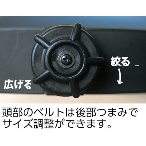 TRUSCO Helmet-mounted disaster prevention mask, green, BM-HG, 1 piece